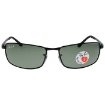 Picture of RAY-BAN Polarized Green Classic G-15 Rectangular Men's Sunglasses