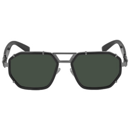 Picture of VERSACE Dark Green Irregular Men's Sunglasses