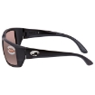 Picture of COSTA DEL MAR Fantail Global Fit Copper Silver Mirror 580P Polarized Wrap Men's Sunglasses