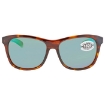 Picture of COSTA DEL MAR VELA Green Mirror Polarized Glass Square Men's Sunglasses