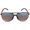 Picture of PRADA LINEA ROSSA Blue Red Mirror Pilot Men's Sunglasses