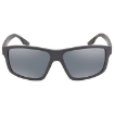 Picture of PRADA LINEA ROSSA Polarized Dark Grey Mirror Silver Rectangular Men's Sunglasses