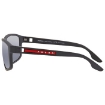 Picture of PRADA LINEA ROSSA Polarized Dark Grey Mirror Silver Rectangular Men's Sunglasses