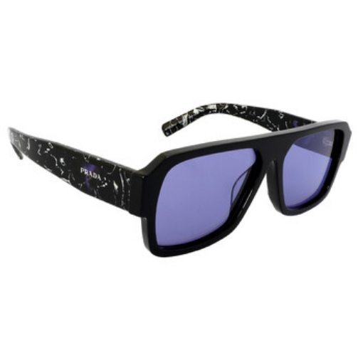 Picture of PRADA Violet Mirror Internal Silver Browline Men's Sunglasses