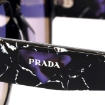 Picture of PRADA Violet Mirror Internal Silver Browline Men's Sunglasses