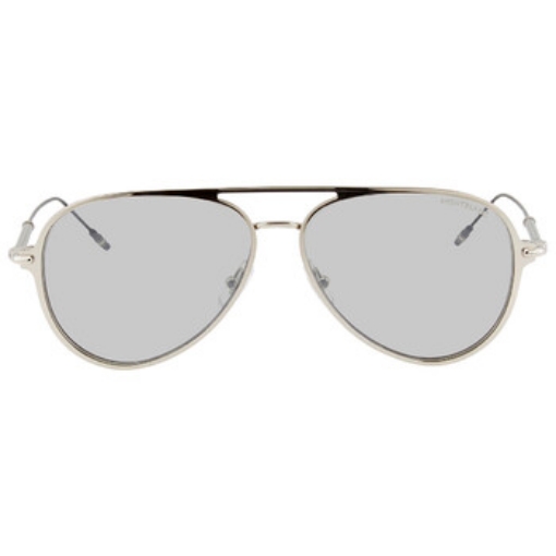 Picture of MONTBLANC Grey Pilot Men's Sunglasses