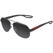 Picture of PRADA LINEA ROSSA Grey Gradient Pilot Men's Sunglasses