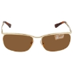 Picture of PERSOL Key West Brown Rectangular Men's Sunglasses