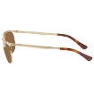 Picture of PERSOL Key West Brown Rectangular Men's Sunglasses