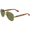 Picture of GUCCI Green Pilot Men's Sunglasses