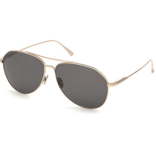 Picture of TOM FORD Cyrus Grey Pilot Titanium Men's Sunglasses