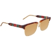 Picture of GUCCI Brown Rectangular Sunglasses