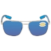 Picture of COSTA DEL MAR WADER Blue Mirror Polarized Polycarbonate Men's Sunglasses