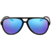 Picture of PRADA LINEA ROSSA Light Green Mirror Blue Pilot Men's Sunglasses