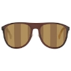 Picture of FENDI Brown/Gold Round Men's Sunglasses