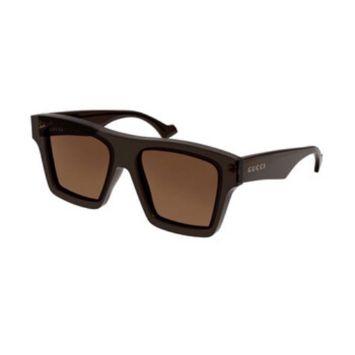 Picture of GUCCI Brown Rectangular Men's Sunglasses