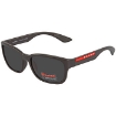 Picture of PRADA LINEA ROSSA Dark Grey Rectangular Men's Sunglasses