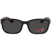 Picture of PRADA LINEA ROSSA Dark Grey Rectangular Men's Sunglasses