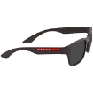 Picture of PRADA LINEA ROSSA Dark Grey Rectangular Men's Sunglasses