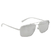 Picture of VERSACE Light Gray Mirrored Silver Square Men's Sunglasses