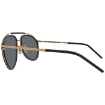 Picture of DOLCE & GABBANA Polarized Grey Pilot Men's Sunglasses