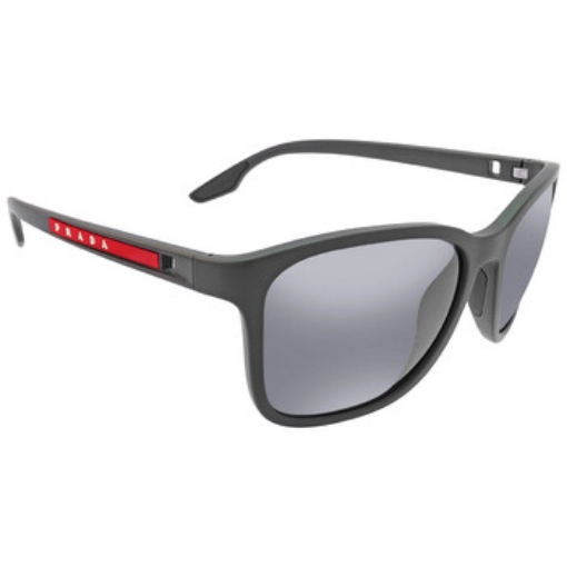 Picture of PRADA LINEA ROSSA Polarized Dark Grey Mirror Square Men's Sunglasses