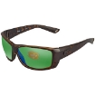 Picture of COSTA DEL MAR Cat Cay Green Mirror Rectangular Men's Sunglasses