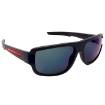 Picture of PRADA LINEA ROSSA Dark Grey Rectangular Men's Sunglasses