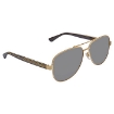 Picture of GUCCI Grey Pilot Men's Sunglasses