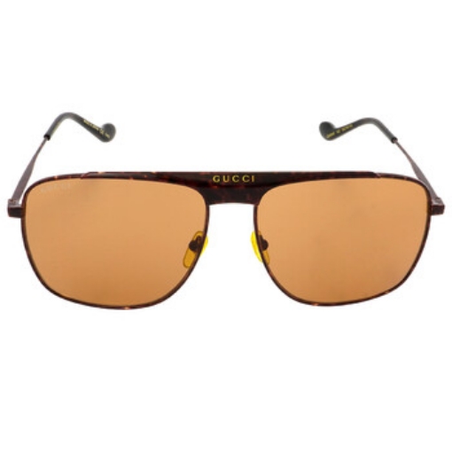 Picture of GUCCI Brown Pilot Men's Sunglasses