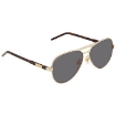 Picture of GUCCI Grey Pilot Men's Sunglasses