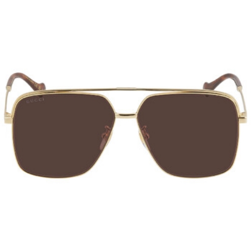 Picture of GUCCI Dark Brown Navigator Men's Sunglasses