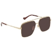 Picture of GUCCI Dark Brown Navigator Men's Sunglasses