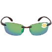 Picture of COSTA DEL MAR BALLAST Green Mirror Polarized Polycarbonate Men's Sunglasses