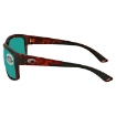 Picture of COSTA DEL MAR Mag Bay Green Mirror Polarized Glass Rectangular Men's Sunglasses