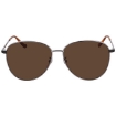 Picture of GUCCI Brown Pilot Men's Sunglasses