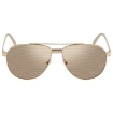 Picture of VERSACE Brown Tampo Silver Gold Pilot Men's Sunglasses