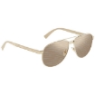 Picture of VERSACE Brown Tampo Silver Gold Pilot Men's Sunglasses