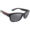 Picture of PRADA LINEA ROSSA Grey Mirror Pillow Men's Sunglasses