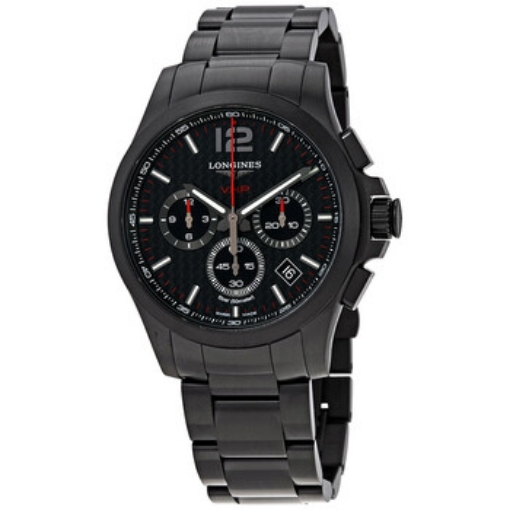 Picture of LONGINES Conquest V.H.P. Perpetual Chronograph Black Carbon Dial Men's Watch