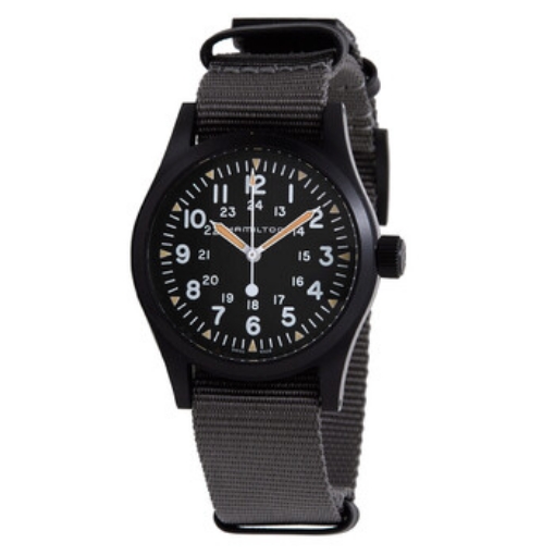 Picture of HAMILTON Khaki Field Hand Wind Black Dial Men's Watch