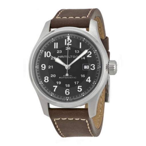 Picture of HAMILTON Khaki Officers Automatic Black Dial Men's Watch