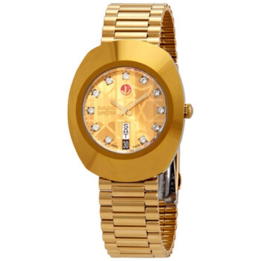 Picture of RADO The Original Automatic Gold Dial Yellow Gold PVD Men's Watch