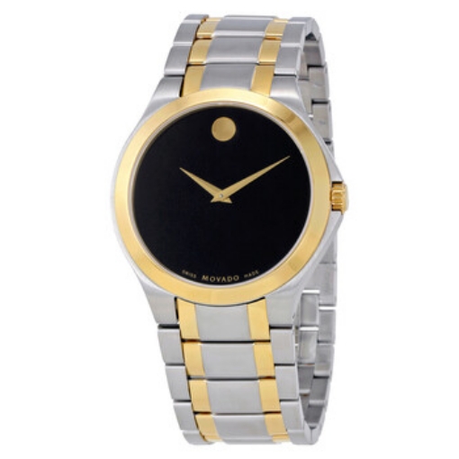 Picture of MOVADO Collection Black Dial Two-tone Men's Watch