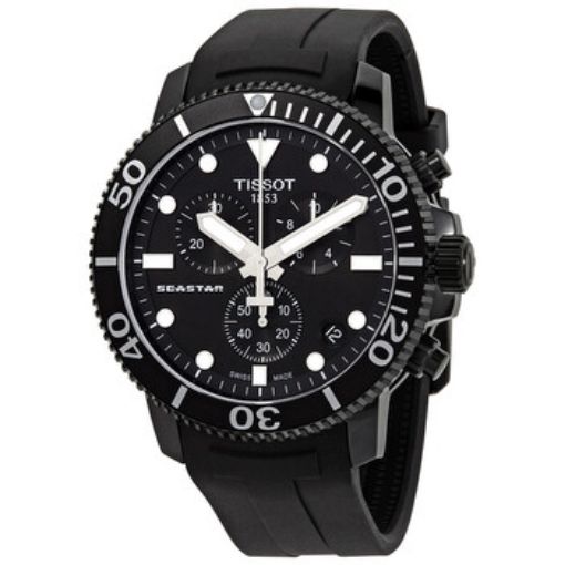 Picture of TISSOT Seastar 1000 Chronograph Quartz Black Dial Men's Watch