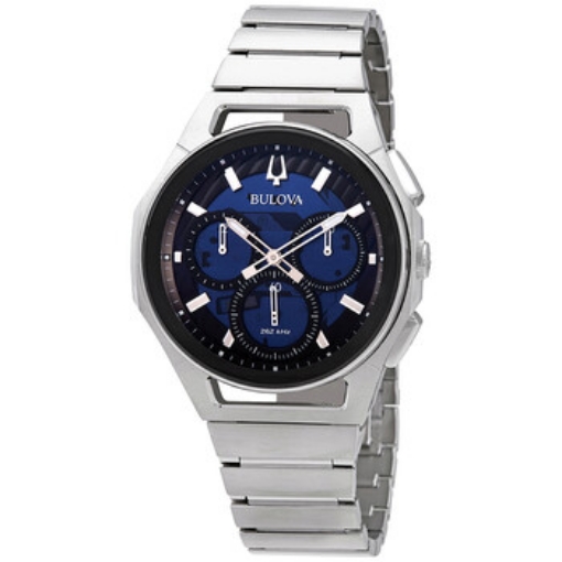 Picture of BULOVA Curv Chronograph Quartz Blue Dial Men's Watch