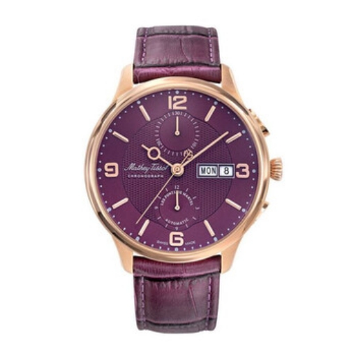 Picture of MATHEY-TISSOT Edmond Chrono Automatic Chronograph Purple Dial Men's Watch