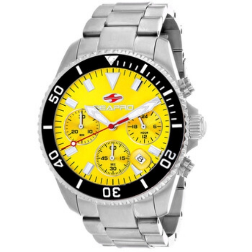 Picture of SEAPRO Scuba 200 Chrono Yellow Dial Men's Watch