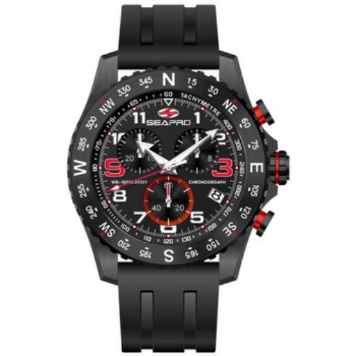 Picture of SEAPRO Gallantry Black Dial Men's Watch