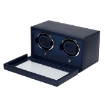 Picture of WOLF Cub Double Watch Winder with Cover - Navy